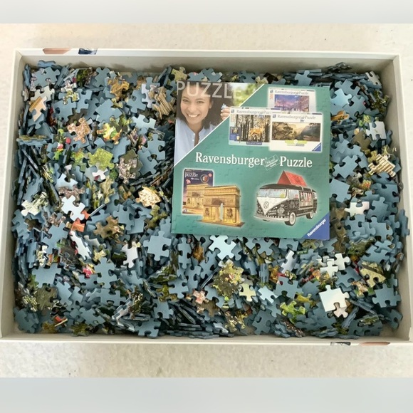 Ravensburger Country Cottage 1500 Piece Jigsaw Puzzle Made In Germany UNCOUNTED - Picture 5 of 5